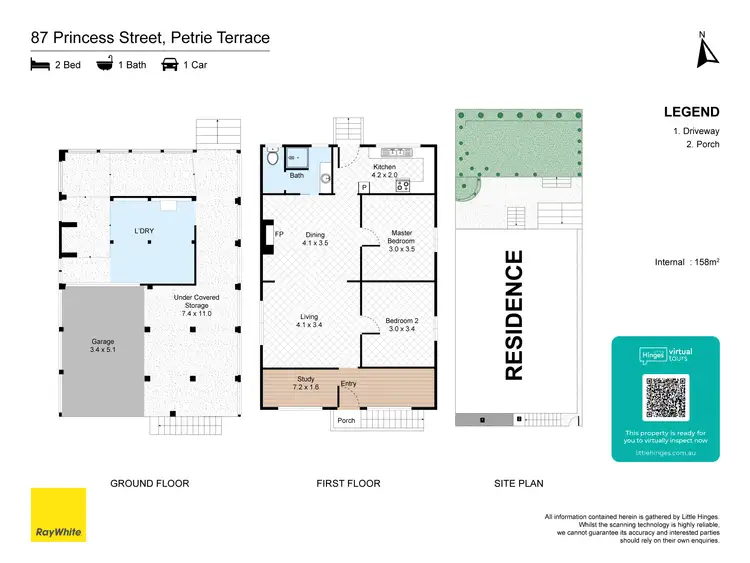 Floorplan of Homely house listing, 87 Princess Street, Petrie Terrace QLD 4000