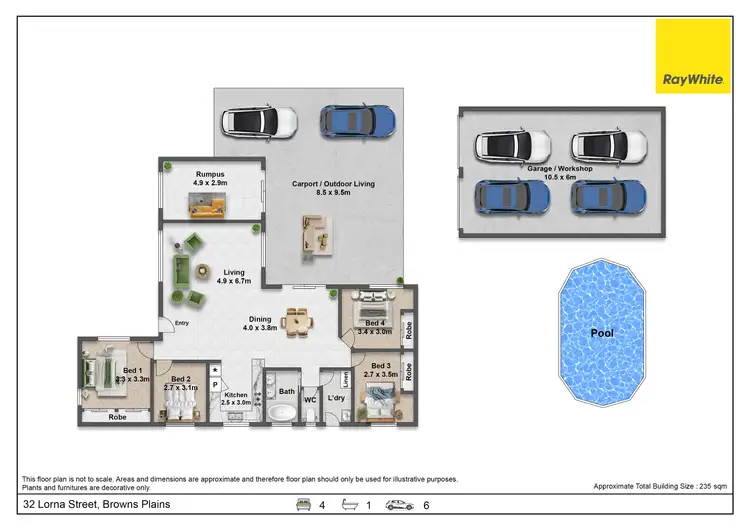 Floorplan of Homely house listing, 32 Lorna Street, Browns Plains QLD 4118
