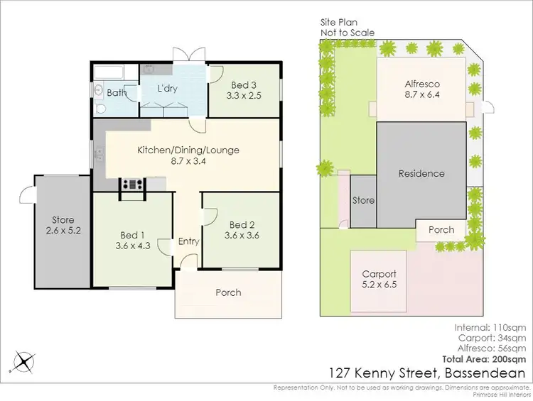 Floorplan of Homely house listing, 127 Kenny Street, Bassendean WA 6054