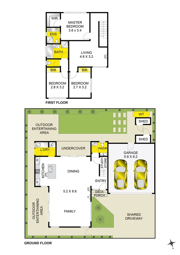 Floorplan of Homely house listing, 2/73 Cambra Road, Belmont VIC 3216