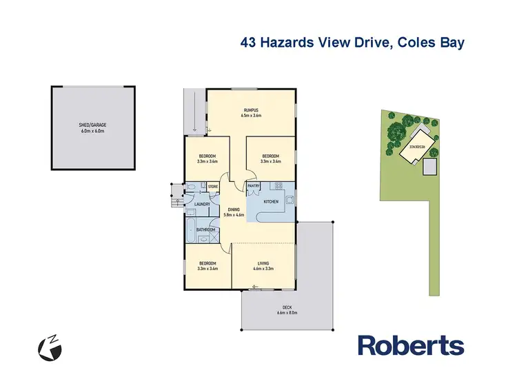 Floorplan of Homely house listing, 43 Hazards View Drive, Coles Bay TAS 7215