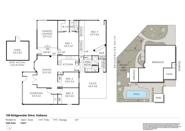 Floorplan of Homely house listing, 104 Bridgewater Drive, Kallaroo WA 6025