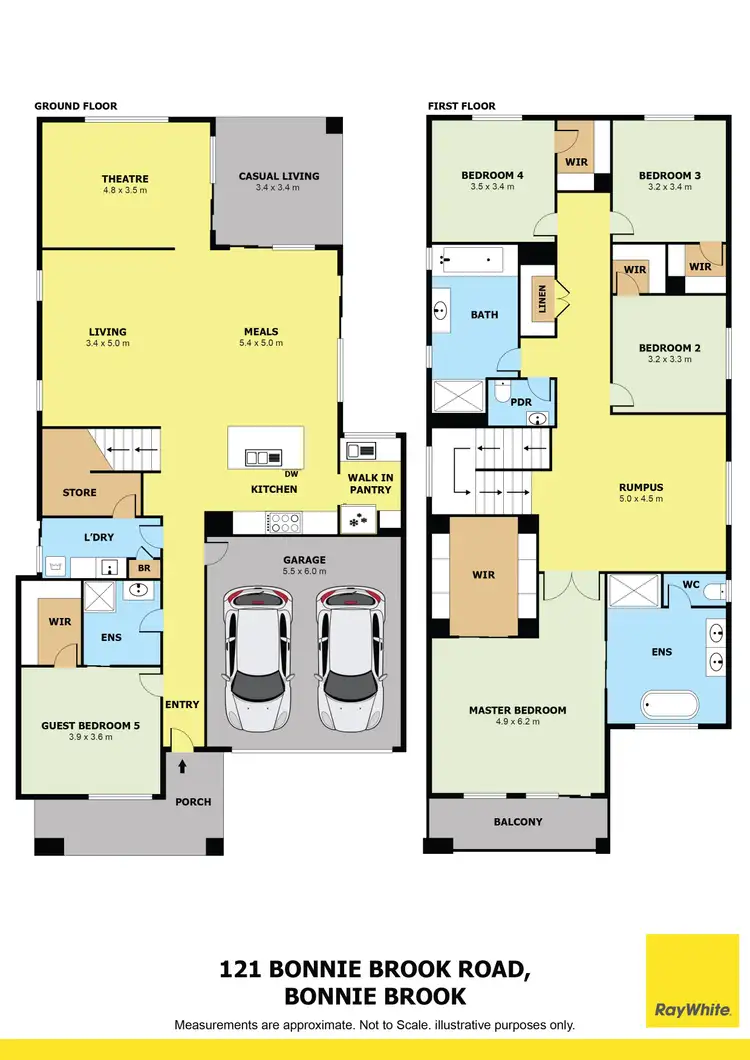 Floorplan of Homely house listing, 121 Bonniebrook Road, Bonnie Brook VIC 3335