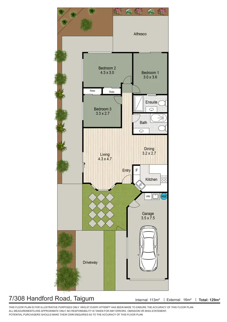 Floorplan of Homely villa listing, 7/308 Handford Road, Taigum QLD 4018