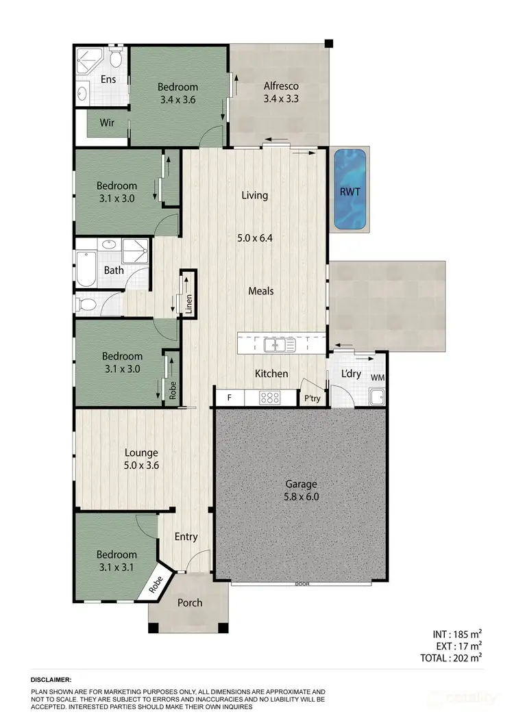 Floorplan of Homely house listing, 16 Mackintosh Drive, North Lakes QLD 4509