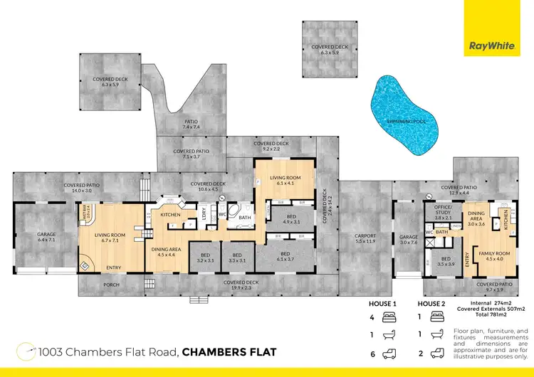 Floorplan of Homely house listing, 1003 Chambers Flat Road, Chambers Flat QLD 4133