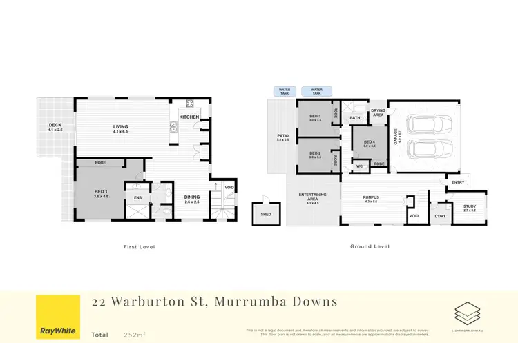 Floorplan of Homely house listing, 22 Warburton Street, Murrumba Downs QLD 4503