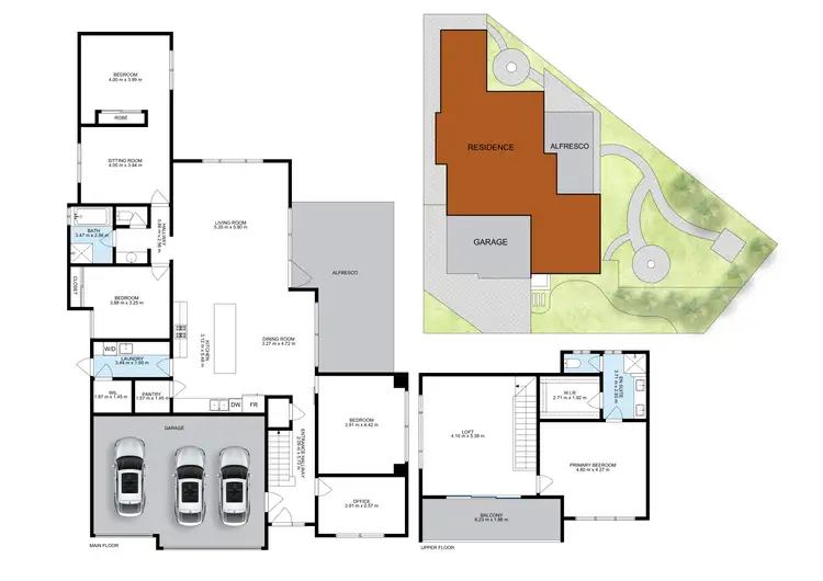 Floorplan of Homely house listing, 63 Monticello Parkway, Piara Waters WA 6112