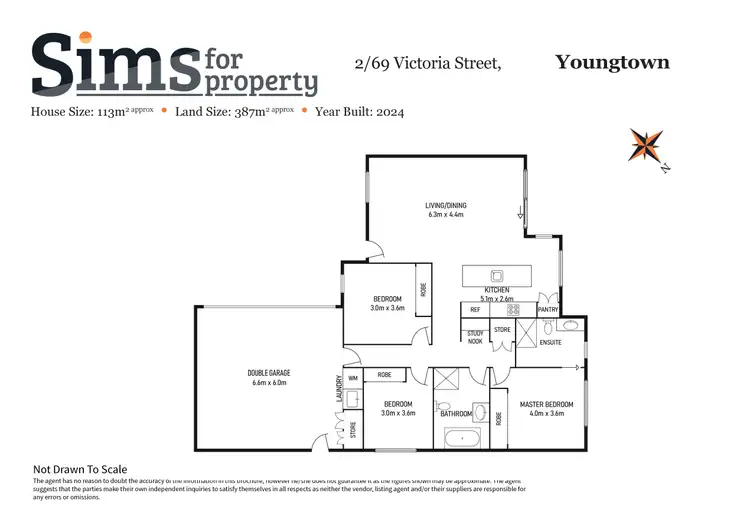Floorplan of Homely house listing, 2/69 Victoria Street, Youngtown TAS 7249