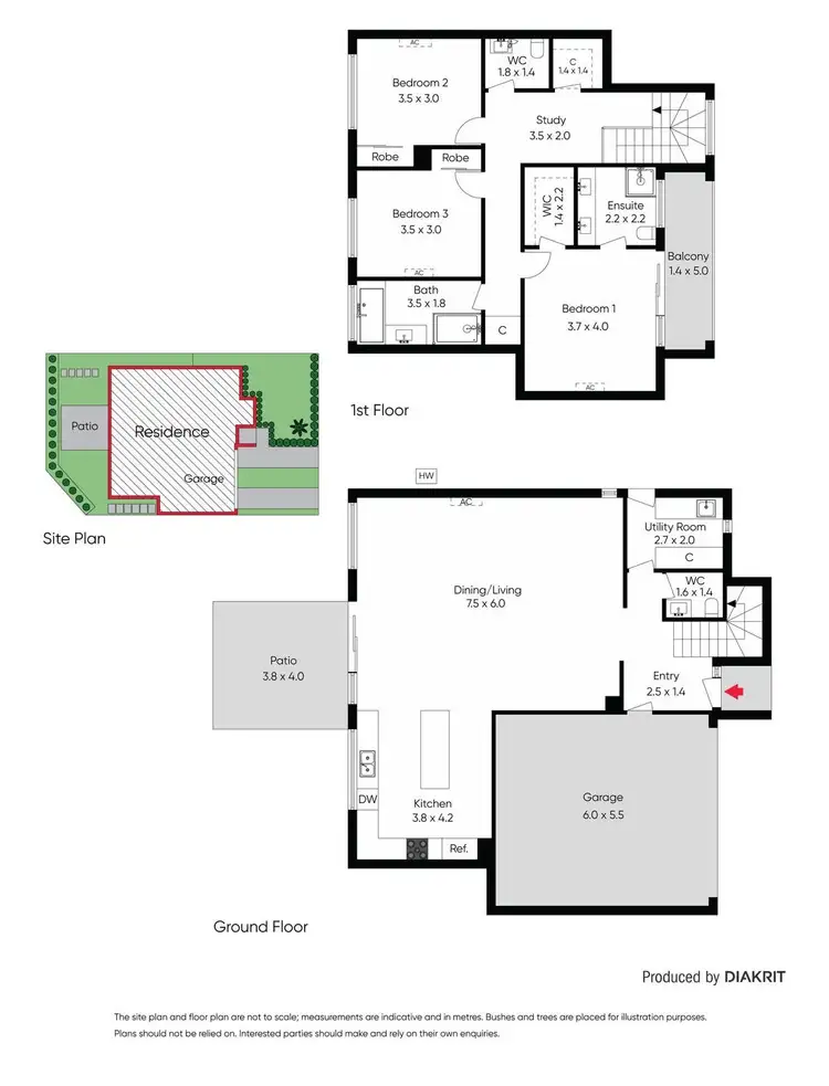 Floorplan of Homely house listing, 1 Ashcombe Drive, Ringwood VIC 3134