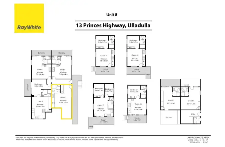 Floorplan of Homely studio listing, 8/13 Princes Highway, Ulladulla NSW 2539