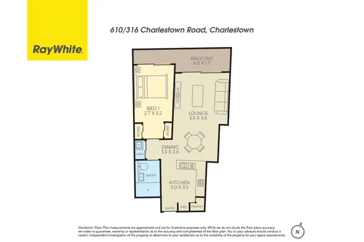 Floorplan of Homely apartment listing, 610/316 Charlestown Road, Charlestown NSW 2290