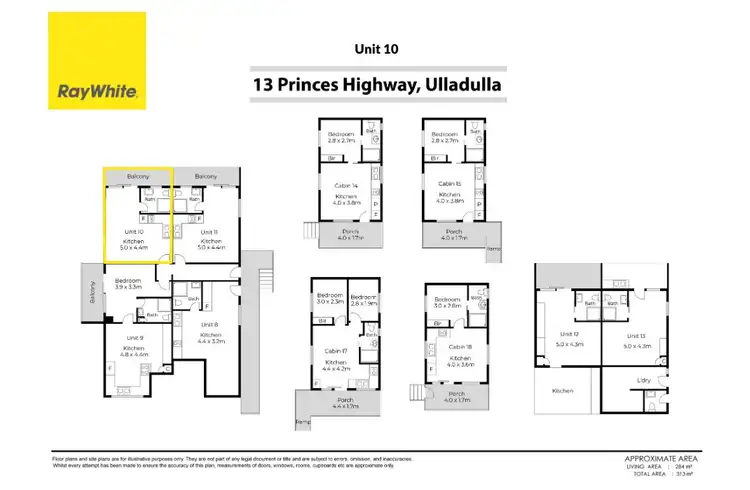 Floorplan of Homely studio listing, 10/13 Princes Highway, Ulladulla NSW 2539