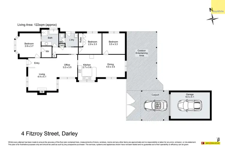 Floorplan of Homely house listing, 4 Fitzroy Street, Darley VIC 3340