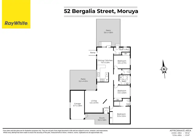 Floorplan of Homely house listing, 52 Bergalia Street, Moruya NSW 2537
