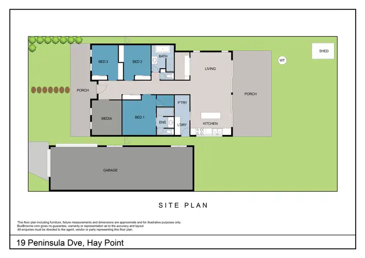 Floorplan of Homely house listing, 19 Peninsula Drive, Hay Point QLD 4740
