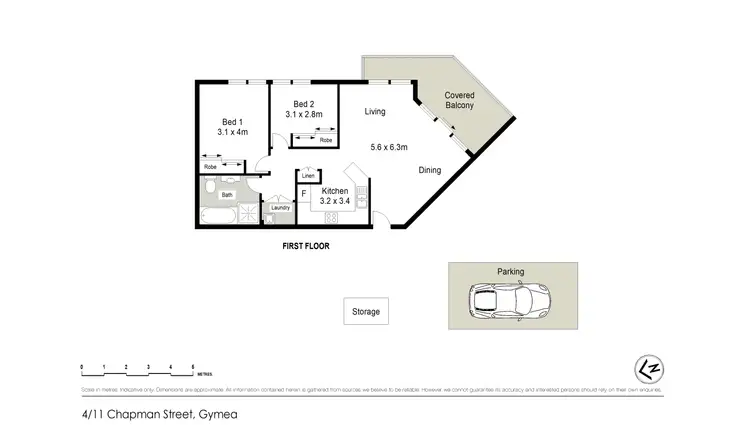 Floorplan of Homely apartment listing, 4/11-15 Chapman Street, Gymea NSW 2227