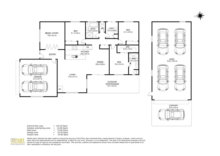 Floorplan of Homely house listing, 16 Newman Road, Wyreema QLD 4352