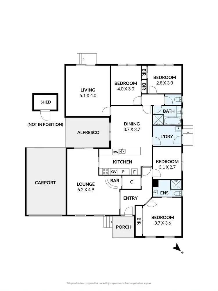 Floorplan of Homely house listing, 57 Apollo Road, Taylors Lakes VIC 3038