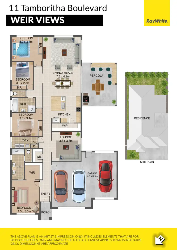 Floorplan of Homely house listing, 11 Tamboritha Boulevard, Weir Views VIC 3338