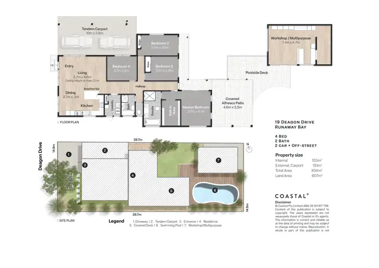 Floorplan of Homely house listing, 19 Deagon Drive, Runaway Bay QLD 4216