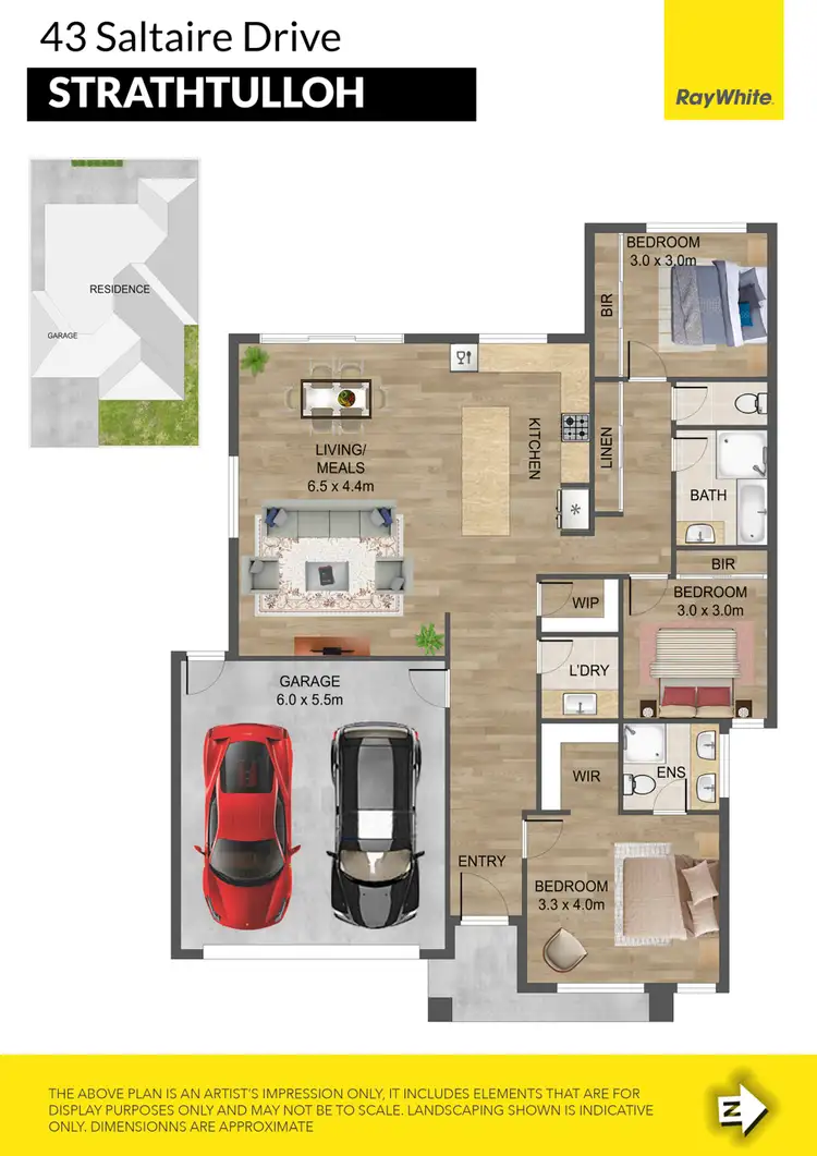 Floorplan of Homely house listing, 43 Saltaire Drive, Strathtulloh VIC 3338