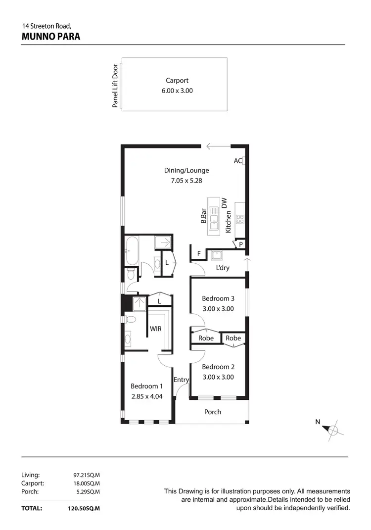 Floorplan of Homely house listing, 14 Streeton Road, Munno Para SA 5115