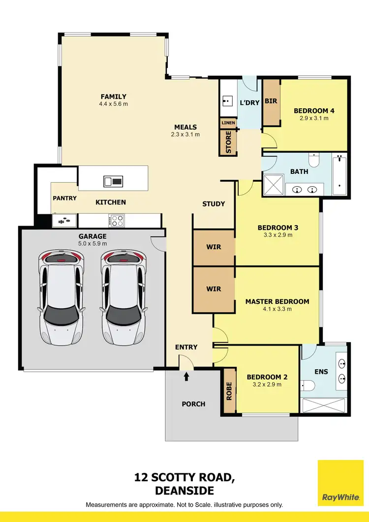 Floorplan of Homely house listing, 12 Scotty Road, Deanside VIC 3336