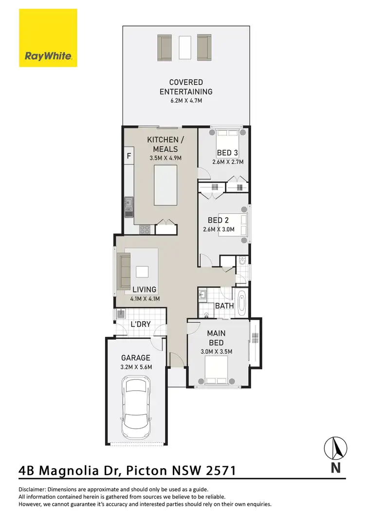Floorplan of Homely house listing, 4B Magnolia Drive, Picton NSW 2571