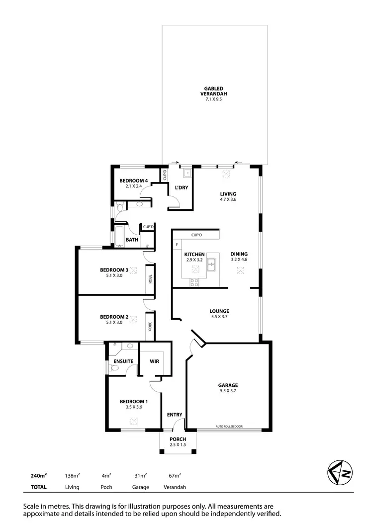 Floorplan of Homely house listing, 90 Durham Terrace, Ferryden Park SA 5010