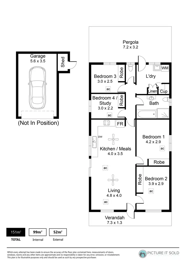 Floorplan of Homely house listing, 9 Connor Street, Glanville SA 5015