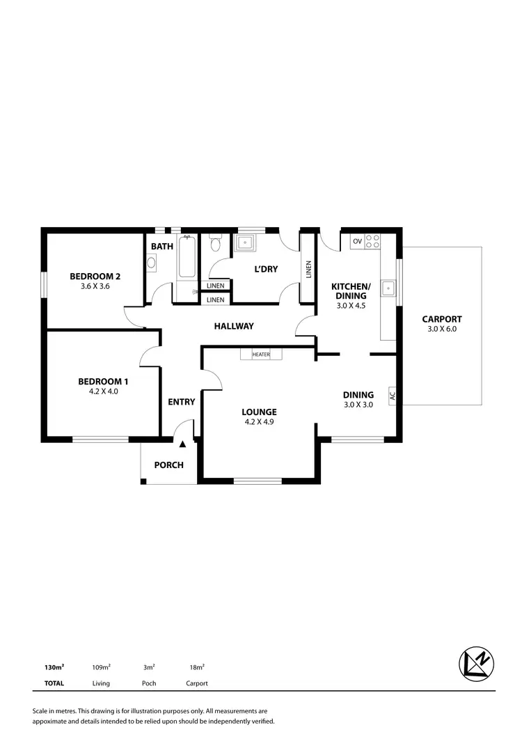 Floorplan of Homely house listing, 78 Stroud Street North, Cheltenham SA 5014