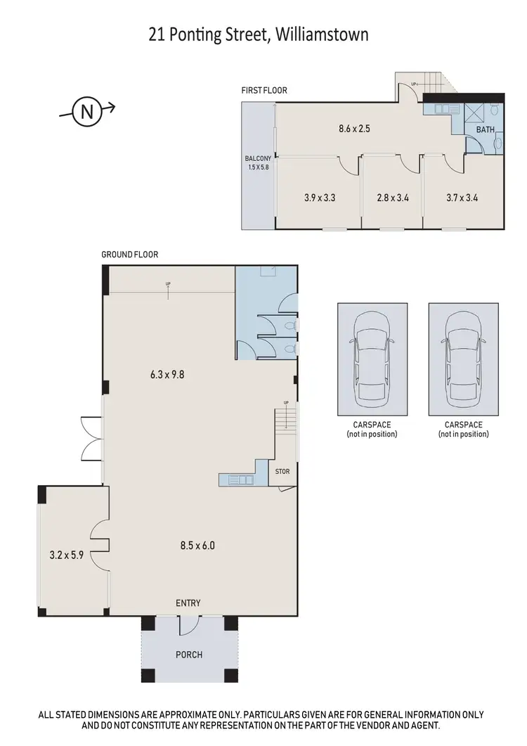 Floorplan of Homely house listing, 21 Ponting Street, Williamstown VIC 3016