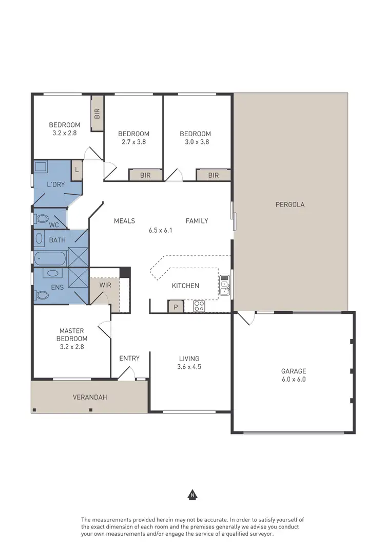 Floorplan of Homely house listing, 7 Cuthbert Place, Burnside VIC 3023