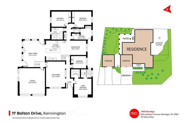 Floorplan of Homely house listing, 17 Bolton Drive, Kennington VIC 3550