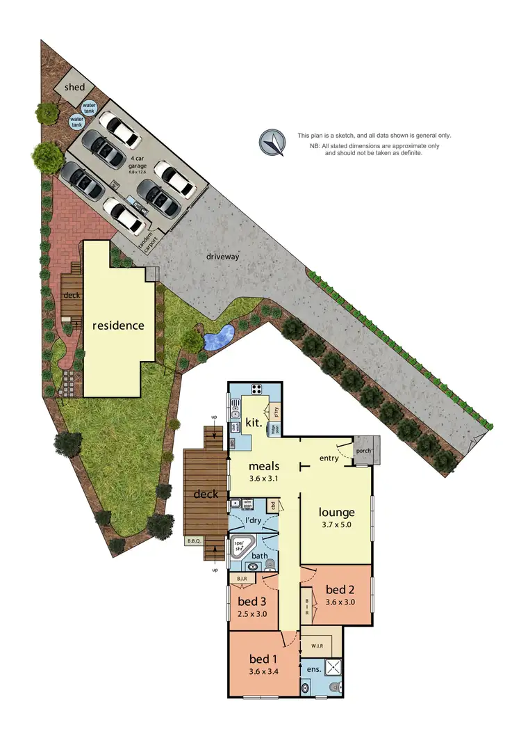 Floorplan of Homely house listing, 22B Yarraduct Place South, Croydon VIC 3136
