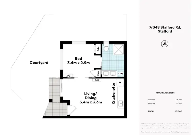 Floorplan of Homely unit listing, 7/348 Stafford Road, Stafford QLD 4053