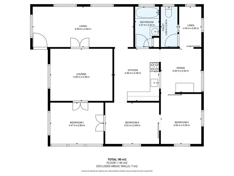 Floorplan of Homely house listing, 38 Purves Street, Mysterton QLD 4812