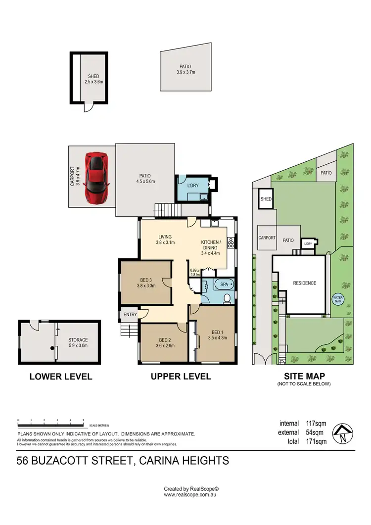 Floorplan of Homely house listing, 56 Buzacott Street, Carina Heights QLD 4152