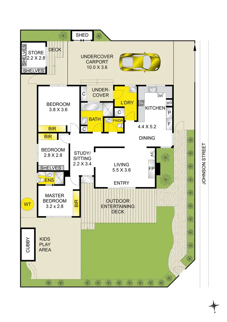 Floorplan of Homely house listing, 59 Laura Avenue, Belmont VIC 3216