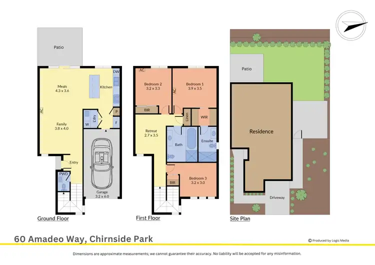 Floorplan of Homely house listing, 60 Amadeo Way, Chirnside Park VIC 3116
