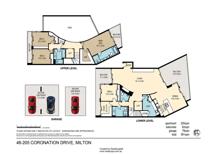 Floorplan of Homely apartment listing, 46/205 Coronation Drive, Milton QLD 4064