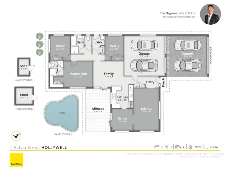 Floorplan of Homely house listing, 5 Salvia Street, Hollywell QLD 4216