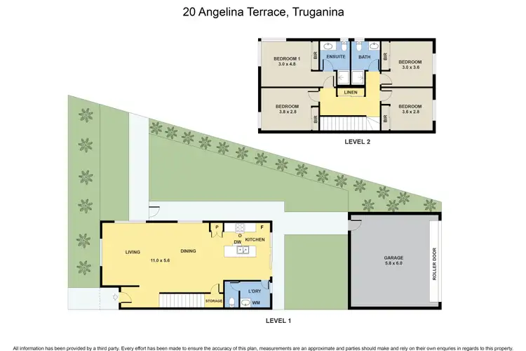 Floorplan of Homely townhouse listing, 20 Angelina Terrace, Truganina VIC 3029