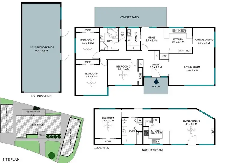 Floorplan of Homely house listing, 1 Royston Place, Gladstone Park VIC 3043