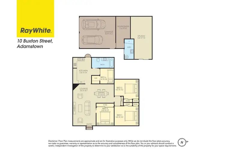 Floorplan of Homely house listing, 10 Buxton Street, Adamstown NSW 2289