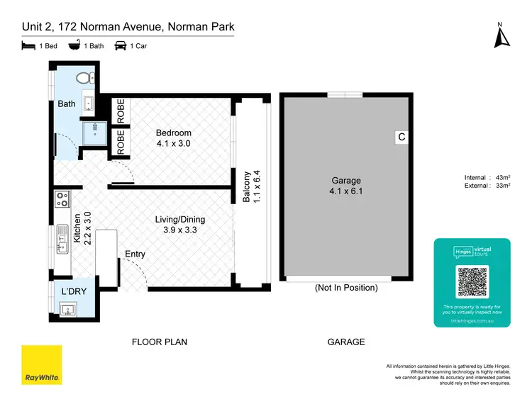 Floorplan of Homely house listing, 2/172 Norman Avenue, Norman Park QLD 4170