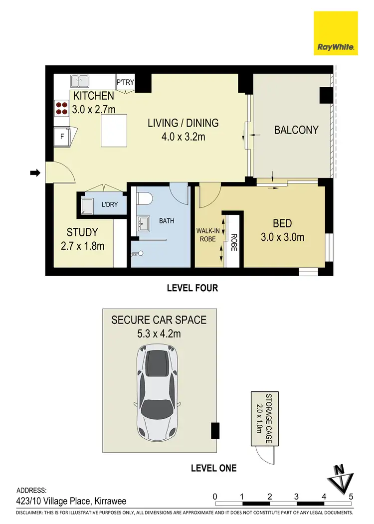 Floorplan of Homely apartment listing, 423/10 Village Place, Kirrawee NSW 2232