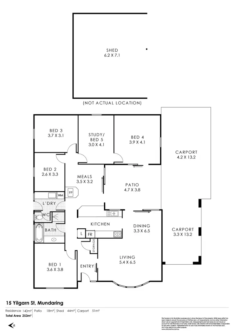 Floorplan of Homely house listing, 15 Yilgarn Street, Mundaring WA 6073