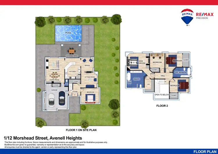 Floorplan of Homely unit listing, 1/12 Morshead Street, Avenell Heights QLD 4670
